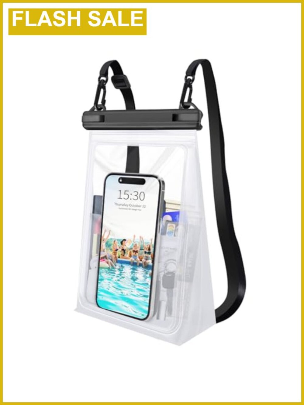 Waterproof Phone Pouch Floating IPX8 Dry Bag for iPhone Samsung